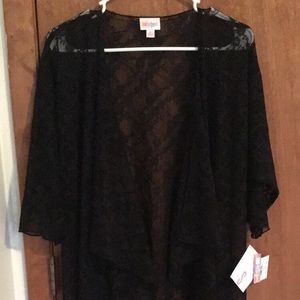 Lularoe Black Lace Shirley